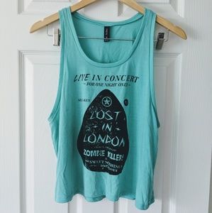 Nollie Concert Poster Cropped Tank Top